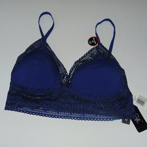 NWT Rene Rofe - Bralette - Blue - Size L